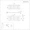 Design Heizkörper Horizontal (Einlaging) 400mm x 1180mm | Weiß - Revive