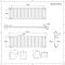 Design Heizkörper Horizontal (Einlaging) 400mm x 1416mm | Weiß - Revive