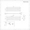 Design Heizkörper Horizontal (Einlaging) 400mm x 1647mm | Weiß - Revive