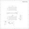 Design Heizkörper Horizontal (Doppellaging) 400mm x 1000mm | Weiß - Revive
