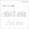 Design Heizkörper Horizontal (Doppellaging) 400mm x 826mm | Weiß - Revive