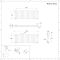 Design Heizkörper Horizontal (Doppellaging) 400mm x 1180mm | Weiß - Revive