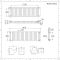 Design Heizkörper Horizontal (Doppellaging) 400mm x 1416mm | Weiß - Revive