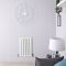 Design Heizkörper Horizontal (Doppellagig) 635mm x 420mm | Weiß - Delta
