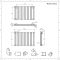 Design Heizkörper Horizontal (Doppellagig) 635mm x 980mm | Weiß - Delta