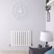 Design Heizkörper Horizontal (Doppellagig) 635mm x 840mm | Weiß - Delta