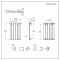 Design Heizkörper Horizontal (Einlagig) 635mm x 420mm | Weiß - Delta