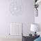 Design Heizkörper Horizontal (Einlagig) 635mm x 630mm | Weiß - Delta