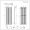Design Heizkörper Vertikal (Einlagig) 1600mm x 560mm | Weiß - Delta