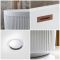 Geriffelte freistehende Badewanne mit Wannenrand & zwei Rückenschrägen 1700mm x 800mm | Farbe des Überlaufs wählbar – Florence