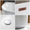 Geriffelte Eck-Badewanne 1700mm x 800mm | Farbe des Überlaufs wählbar - Rechts oder Linksbündig – Florence