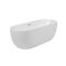 Freistehende Badewanne (oval) mit zwei Rückenschrägen, 1600mm x 750mm, Mittelablauf - Otterton