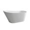Freistehende Badewanne (oval) mit erhöhter Rückenschräge, 1700mm x 750mm - Otterton