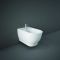 Wand-Bidet, 320mm x 350mm, Glanz-Weiß – RAK Moon x Hudson Reed