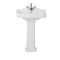 Retro Standwaschbecken (1 Hahnloch) mit Säule 590mm - Regent