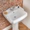 Retro Standwaschbecken (1 Hahnloch) mit Säule 590mm - Regent