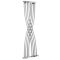 Design Heizkörper (einlagig), vertikal - 1775mm x 450mm, 925W – Silber – Xcite