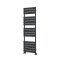 Handtuchheizkörper, 1500mm x 450mm, 786W – mit flachen Heizlamellen – Anthrazit - Lustro