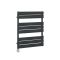Elektrischer Design Handtuchheizkörper, mit flachen Heizlamellen - 825mm x 600mm - Anthrazit - Lustro