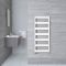 Aluminium Design Badheizkörper Weiß 1190mm x 500mm 531W – Gradus