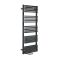 Design Handtuchheizkörper mit Mittelanschluss - 1269mm x 500mm, 1191W – Mattschwarz - Arch