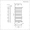 Design Handtuchheizkörper mit Mittelanschluss - 1269mm x 500mm, 1191W – Mattschwarz - Arch