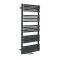 Design Handtuchheizkörper mit Mittelanschluss - 1269mm x 600mm, 1387W – Mattschwarz - Arch