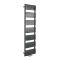Design Handtuchheizkörper mit Mittelanschluss - 1800mm x 500mm, 1743W – Mattschwarz - Arch