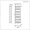 Design Handtuchheizkörper mit Mittelanschluss - 1800mm x 500mm, 1743W – Mattschwarz - Arch