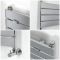 Design Badheizkörper Chrom Flach 620mm x 450mm 209W – Lustro