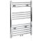 Elektrischer Badheizkörper Chrom 803mm x 500mm inkl. 400W Heizelement – Neva