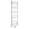 Handtuchheizkörper Mittelanschluss Weiß 1785mm x 600mm 1116W – Neva
