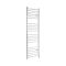 Elektrischer Badheizkörper Weiß Gebogen 1600mm x 500mm inkl. 800W Heizelement – Ive