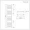 Handtuchheizkörper Chrom Gebogen 1800mm x 500mm 600W – Kent