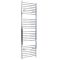 Elektrischer Badheizkörper Chrom Gebogen 1800mm x 500mm inkl. 1000W Heizelement – Kent