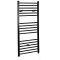 Elektrischer Badheizkörper Schwarz Flach 1200mm x 400mm inkl. 400W Heizelement – Nox