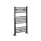 Handtuchheizkörper Mattschwarz Flach 1000mm x 500mm 486W – Nox