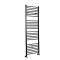 Handtuchheizkörper Mattschwarz Flach 1800mm x 500mm 893W – Nox