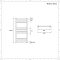 Elektrischer Badheizkörper Schwarz Flach 800mm x 600mm inkl. 400W Heizelement – Nox