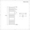 Elektrischer Badheizkörper Schwarz Flach 1200mm x 600mm inkl. 600W Heizelement – Nox