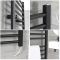 Elektrischer Badheizkörper Schwarz Flach 1600mm x 600mm inkl. 800W Heizelement – Nox