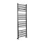 Handtuchheizkörper Mattschwarz Flach 1800mm x 600mm 1025W – Nox