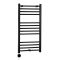 Elektrischer Handtuchheizkörper | Größe & Heizelement wählbar|mit Stecker oder zur Festverdrahtung, Schwarz – Nox - ECOSO by Hudson Reed