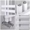 Aluminium Design Badheizkörper – 1600mm x 500mm, 701W – Weiß – Tika