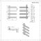 Designer Handtuchwärmer Weiß 800mm x 500mm 351W - Tika