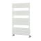 Handtuchheizkörper, 975mm x 600mm, 643W – mit flachen Heizlamellen – Weiß - Lustro