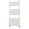 Handtuchheizkörper, 1200mm x 600mm, 796W – mit flachen Heizlamellen – Weiß - Lustro