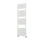 Handtuchheizkörper, 1500mm x 450mm, 786W – mit flachen Heizlamellen – Weiß - Lustro
