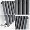 Design Heizkörper Vertikal Anthrazit 1600mm x 354mm 958W (einlagig) - Savy