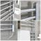 Elektrischer Badheizkörper Chrom Flach 800mm x 500mm inkl. 400W Heizelement – Kent